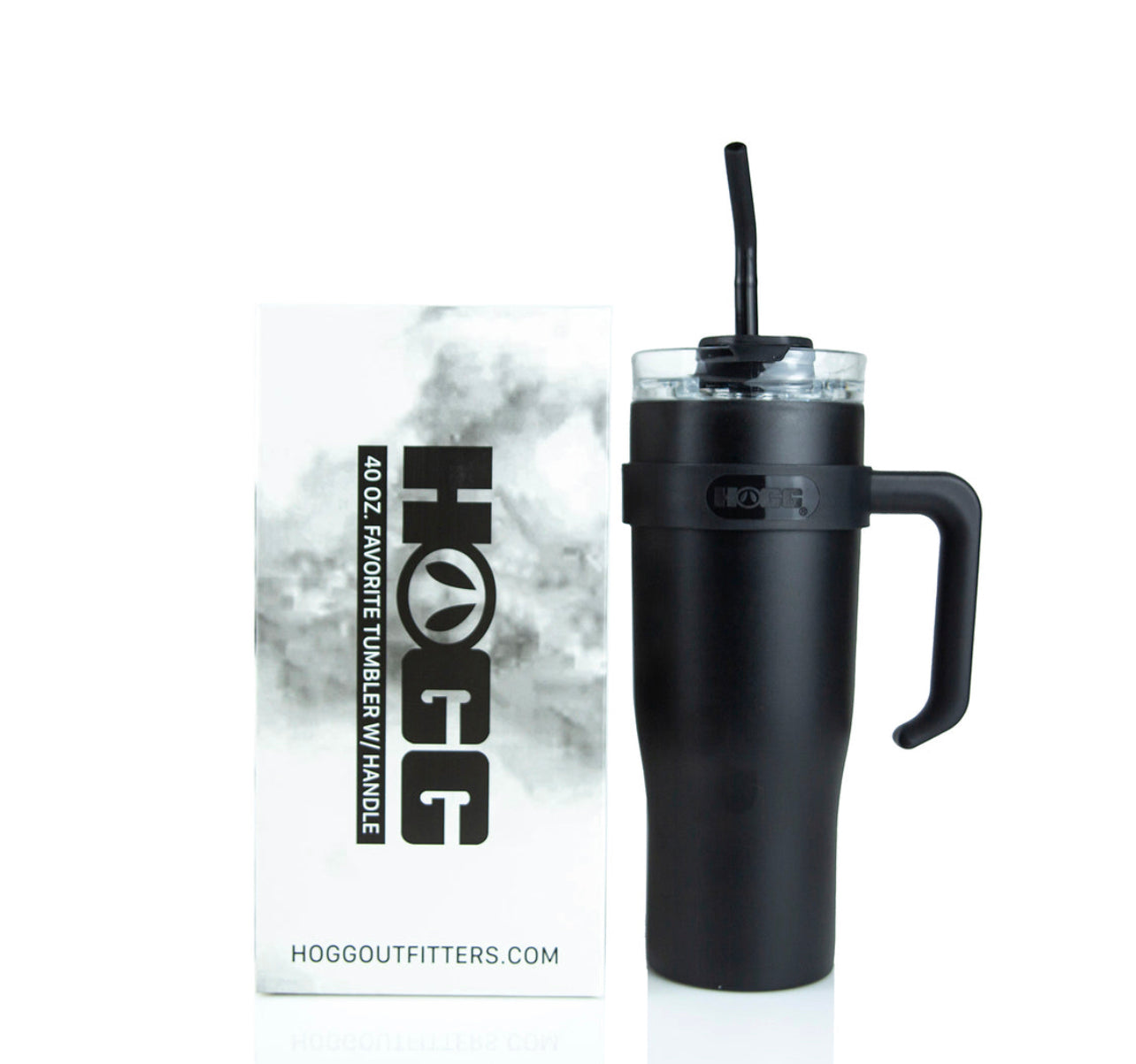 40oz Black Modern Curve W/Handle