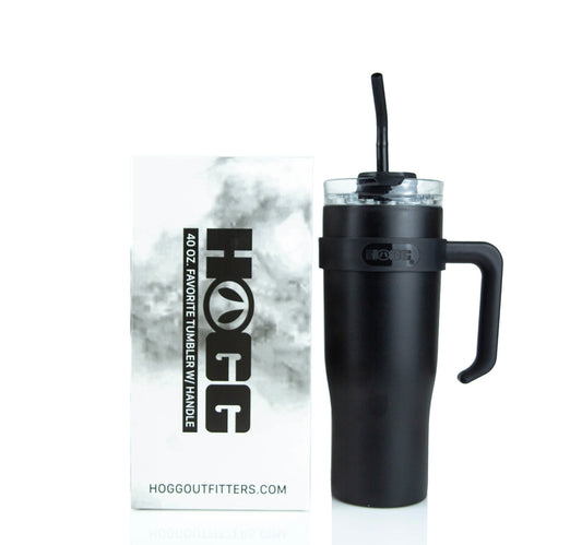 40oz Black Modern Curve W/Handle