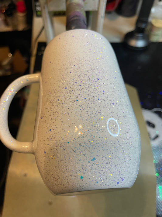 16oz White Stemmy Coffee Cup