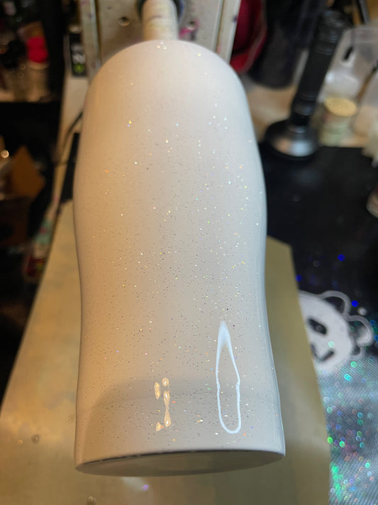 30oz White Modern Curve Tumbler